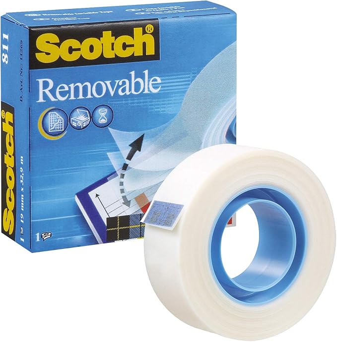 Scotch Removable Magic Tape 19mm x 33m