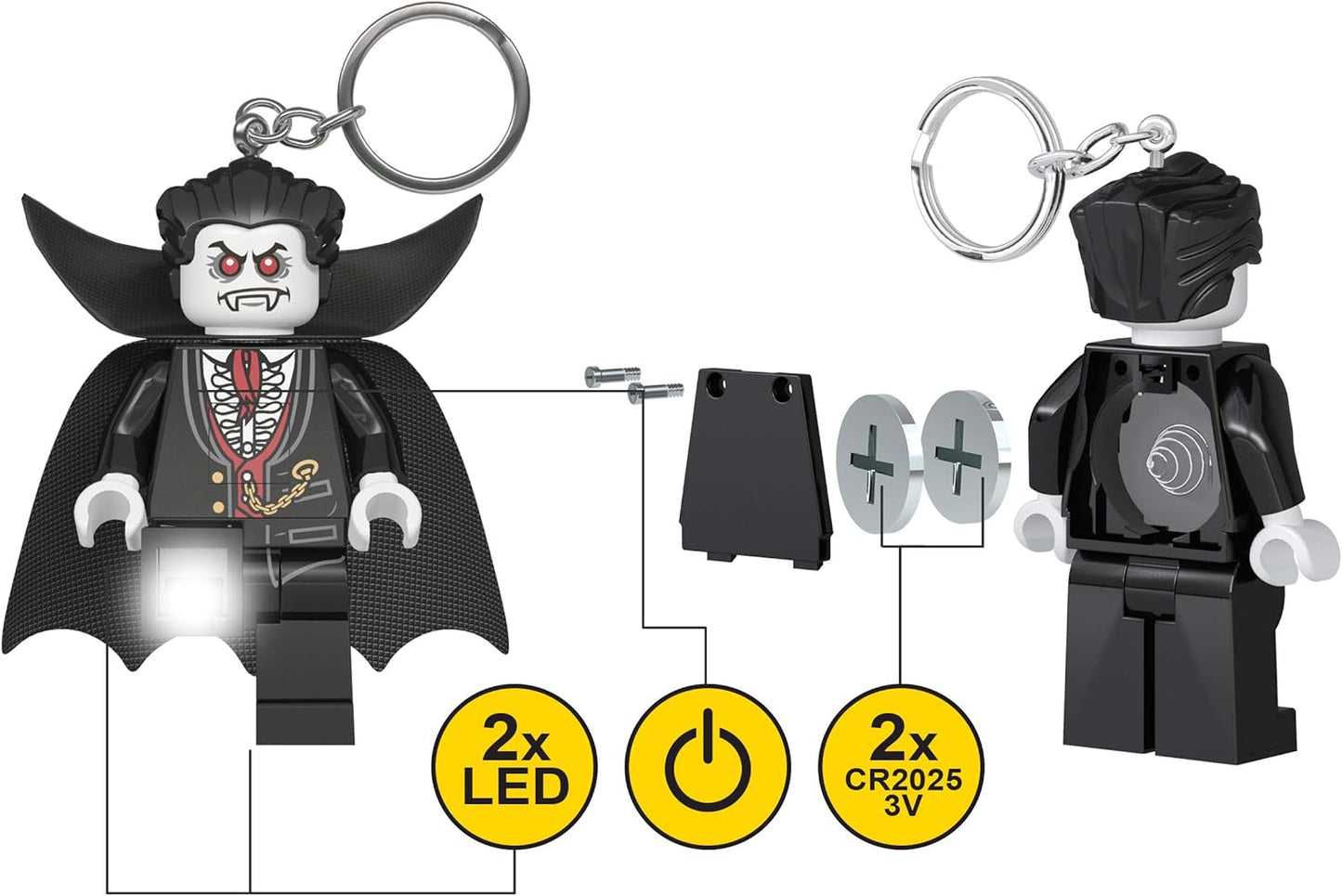 LEGO Lord Vampire Keychain LED Flashlight