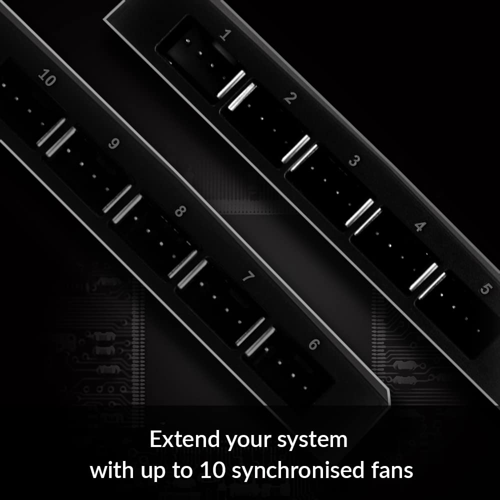 ARCTIC Case Fan Hub 10-fold PWM Fan Distributor
