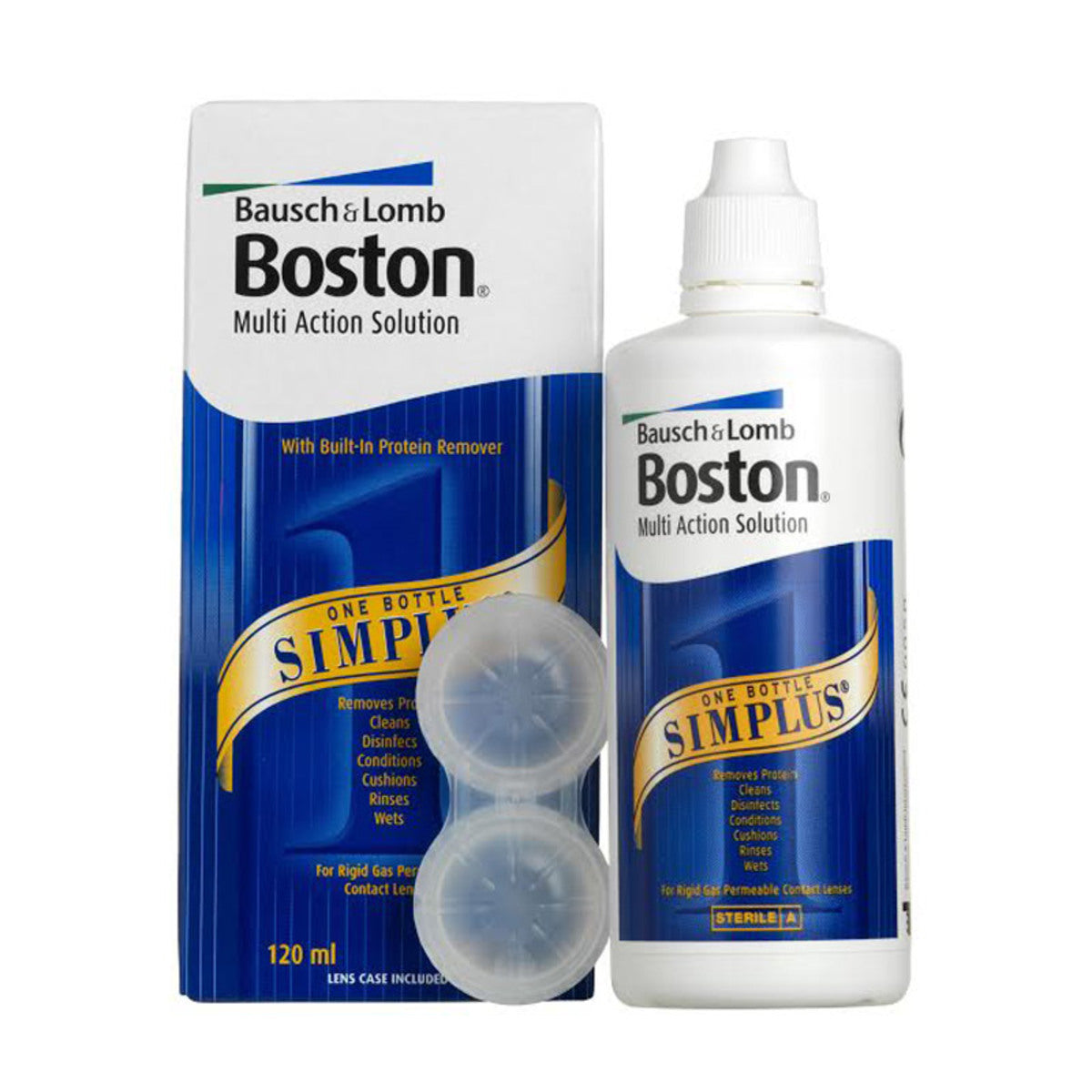 Bausch & Lomb Boston Simplus Solution, 4 x 120ml